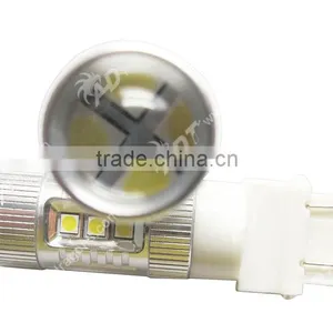 80W SE OUL T25 3157 LED Brake Signal Tail Light Bulb Xenon White 12V 24V DC thumbnail-3