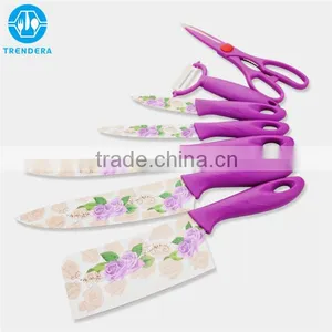 Hot Sale Printed Color 440c Stainless Steel Knife thumbnail-4