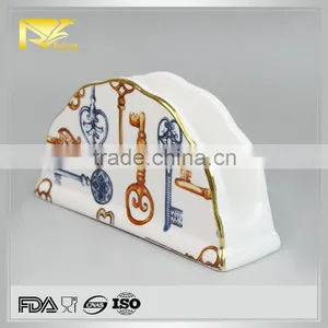 Tableware Ceramic Restaurant Napkin Holder, Bar Napkin Holder, Napkin Holder Wedding thumbnail-1
