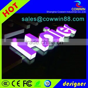 Outdoor/Indoor Alphabet Letter Badges Imvu/acrylic Led Light Letter Cheap 2016 thumbnail-2