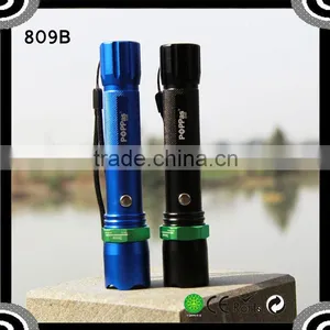 POPPAS 809B 3W Brightest XPE R2 Zoomable USB Power Bank Torch Light Police Flashlight thumbnail-1