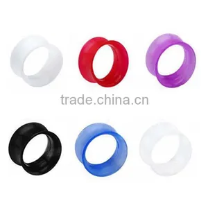 Colorful Wholesale Fashion Body Jewelry Custom Silicone Ear Plugs thumbnail-4