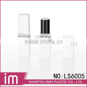 Empty Square Matte Black Lipstick Cosmetic Container thumbnail-2