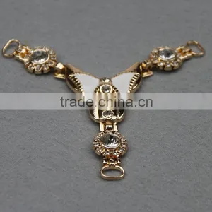 Most Popular Design Oil Drop White With Rhinestone Shoe Accessory&butterfly Shape Shoes Buckel thumbnail-3