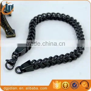 Stainless Steel Medieval Gothic Curb Cuba Chain Bracelet thumbnail-1