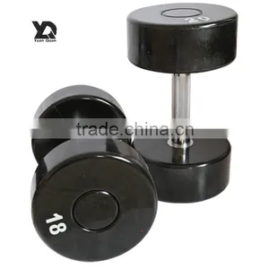 Wholesale Crossfit Gym Equipment PU Dumbbell / Poly Urethane Dumbbell Quality Choice thumbnail-1