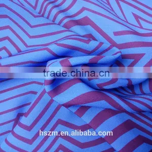 Polyester Blue Satrip Strong Twisting Plaid Style Fabric for Fashion Shirt thumbnail-1