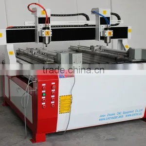 2 Heads Advertising CNC Router Machine With 2 Rotary Axis 1212 Model thumbnail-6