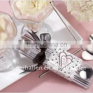 Stir up a Lil Love Silver Heart Straw Stirrers thumbnail-1