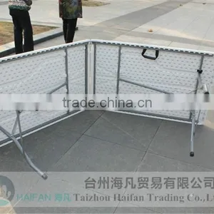 240cm Plastic Folding in Half Table for Restaurant and Hotel/office Table for Meeting or Study thumbnail-4