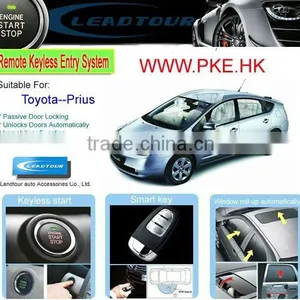 Anti-theft Car Alarm System With Remote Starter and Push Start Button System for Toyota Prius thumbnail-1