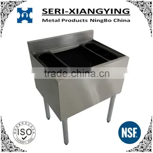 NSF Approval Stainless Steel Drop In Ice Bin With Sliding Cover thumbnail-1