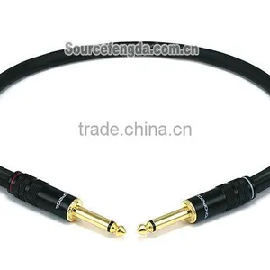 3.5mm Mono Male to Male Audio Cable Gold Plated Connector thumbnail-1