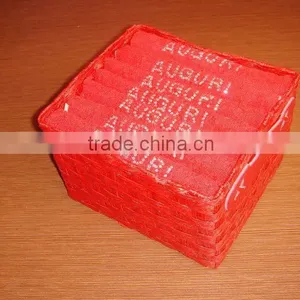 Red Towels 100 Cotton Terry Towel Wedding Towel Gift Set Packing thumbnail-1