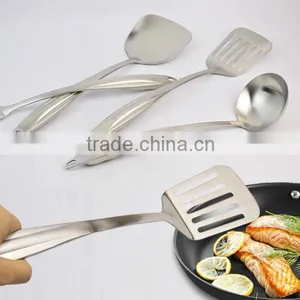 5-Piece Stainless Steel Kitchen Cooking Utensils With Hollow Handle thumbnail-4