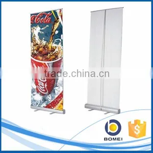 Advertising Aluminum Roll up Display Stand, Roll up Standees With Feets, Economic Aluminum Roll up Banner thumbnail-1
