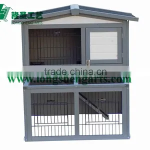 Bunny House Wooden Rabbit Hutch thumbnail-1