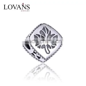 Golden Family Tree of Life Charm 925 Sterling Silver Charm Bead Fits Charms thumbnail-1