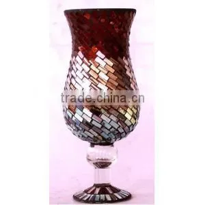 New Style Stone Mosaic Glass Vase thumbnail-3