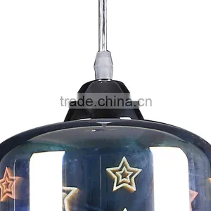 2016 Hot Sale Modern 3D Glass Indoor Industrial Pendant Light Chandelier Lamp for House Lighting thumbnail-2
