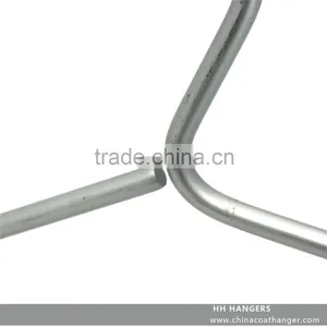 8mm Diameter Aluminium Fashion Metal Wire Coat Hangers thumbnail-2