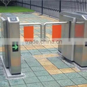 Economic Price Pedestrian Electric Swing Barrier Gate for Building Access Control thumbnail-1