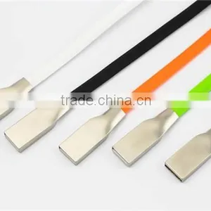 Zinc Alloy USB Data Charger Cable Cord Line for IPhone 6S 5S 5 6 Plus i Pad IPod thumbnail-1