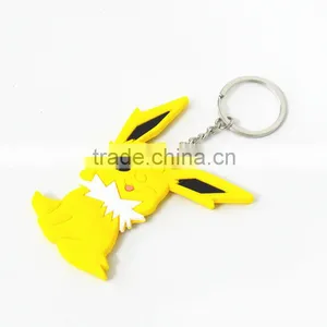 Cartoon Shaped Customized Wholesale Soft PVC 2d Keychain thumbnail-1