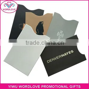 Aluminum Foil RFID Card Blocker, Anti Theft Visa Card Protector Sleeve thumbnail-2