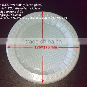 Round Disposable Plastic Small Plate thumbnail-1