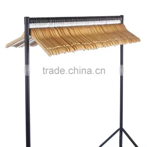 CLOTHES HANGERS - Wooden Shirt Hanger With Trouser Bar thumbnail-2