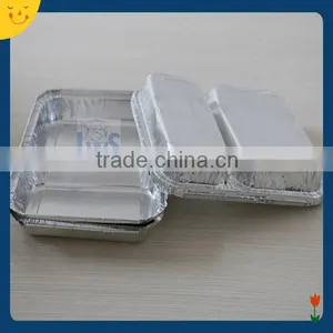 2 Compartments Aluminum Foil Food Container Price thumbnail-4