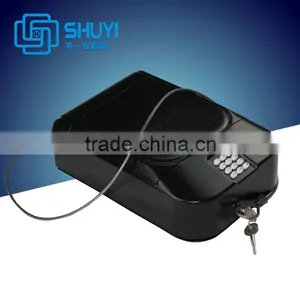 Portable Electronic Car Safe With Security Cable/ Pistol Safe thumbnail-1