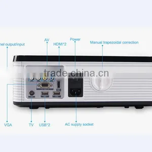 2016 Best 2000 Lumens 4k Projector With Wifi Android4.4 3D Multimedia Projector thumbnail-2