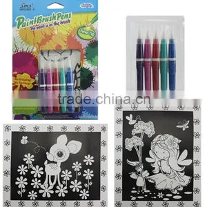 2016 Inmax Kids Fine Tip no Toxic Paint Brush Pen Set thumbnail-1