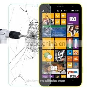 For Nokia Lumia 1320 Cell Phone Mobile Preminum HD Clear Anti-shock Protective Tempered Glass Screen Protector thumbnail-1