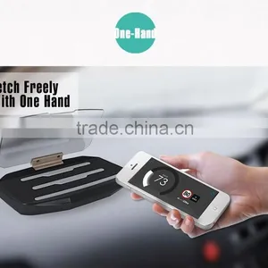 Universal Folding Mobile GPS Navigation Bracket HUD Head Up Display For Smart Phone Car Mount Stand Phone Holder Safe Adsorption thumbnail-5