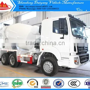 China Manufacture Sinotruk Howo 8 Cubic Meters Concrete Mixer Truck From China thumbnail-1
