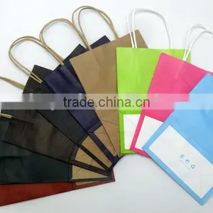 Custom Logo Paper Bag In Stock Cheap Kraft Paper Bag Manufacturers thumbnail-4