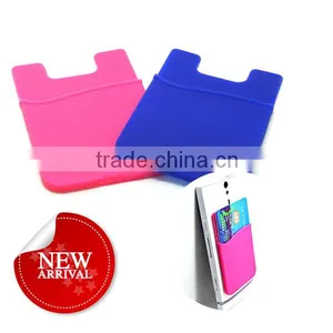 Silicon Card Holder/Rubber Card Holder for Phone thumbnail-1