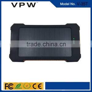 2016 Portable 10000 Mah Solar Power Bank Charger for Mobile Phone thumbnail-1