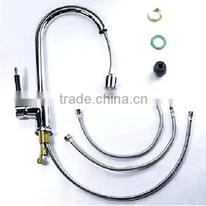 China Sanitary Chrome Surface Finished Kitchen Faucet thumbnail-5