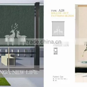 Laser -cut Roller Blinds Fabric /panel Screen Fabric /translation Shade Fabric thumbnail-3