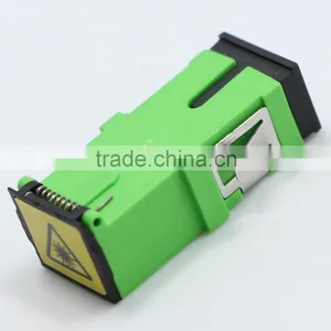 High Quality PC APC Fiber Optic SC Adapter With Shutter thumbnail-4