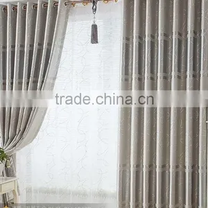 The New Design Polyester Flocking Fabric for Curtain/home Textile/ Upholstery thumbnail-1