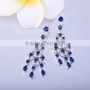 White Stone Stud Earrings Earring Stud thumbnail-4