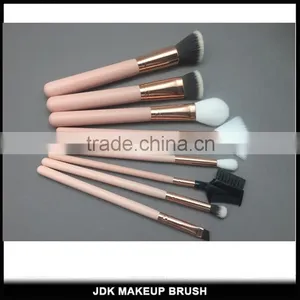 Hottest Selling 9pcs Cosmetic Miss Rose Gold Brush Set With Rose Gold Cosmetic Holder thumbnail-5