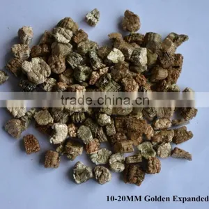 Low Dust Coarse Bulk Golden Expanded Vermiculite for Organic Gardening Planting thumbnail-1