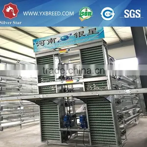 2.15m 3 Tiers Layer Chicken Cage for Poultry thumbnail-5