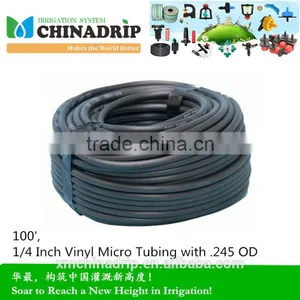 China 1/4 Inch Vinyl Micro Tubing With .245 OD Drip Pipe Drip Irrigation thumbnail-1